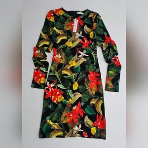 Alice + Olivia Delora Crewneck Mini Dress